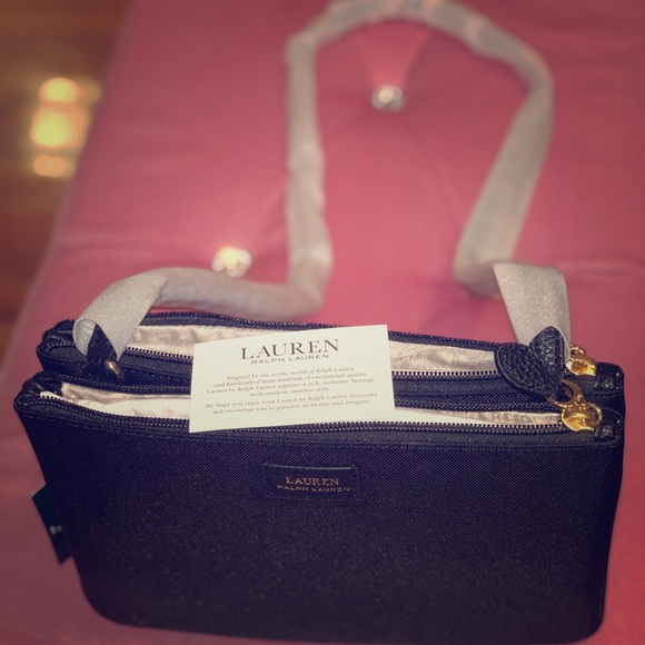 👜 Lauren Ralph Lauren Chadwick Zip Crossbody - Picture 1 of 3